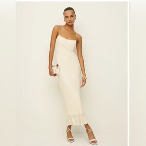 Reformation Suki Dress Ivory - Size 2